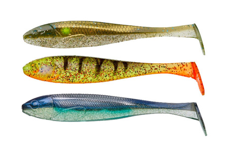 Zestaw przynęt NA SZCZUPAKA SANDACZA Illex Magic Slim Shad 14cm 3szt WODA JASNA