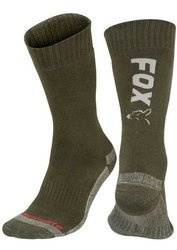 Skarpety termiczne dla wędkarza FOX Thermolite Socks Green Silver
