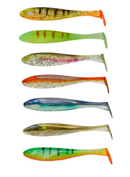 ZESTAW na OKONIA Illex Magic Slim Shad 6,5 Magic 7szt Zestaw B
