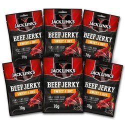 Beef jerky Jack Links suszona wołowina Sweet & Hot 6x70g