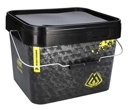 Wiadro Mikado z przykrywką Black Carp 17 l