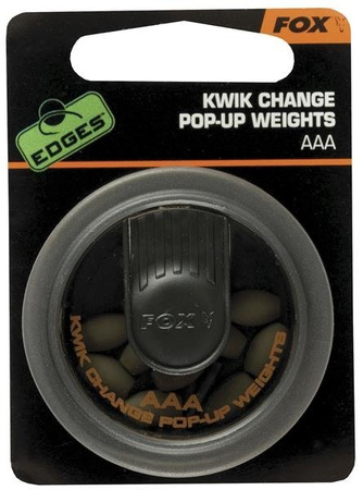 Ciężarki FOX Edges Kwik Pop Up Weights AAA 0,8g