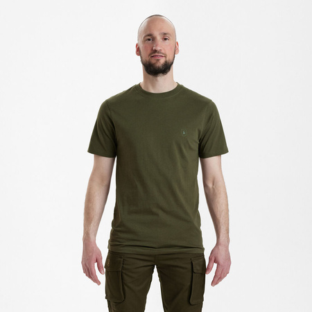Koszulka 2-pack Deerhunter T-Shirt Green/Brown Leaf – 100% bawełna