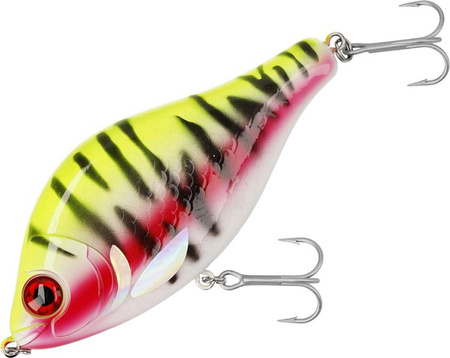 Wobler MIKADO MFT Jerk 13cm Lemon Tiger tonący