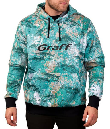 Bluza z kapturem GRAFF motyw DRAPIEŻNIK 231-BL-8 3XL