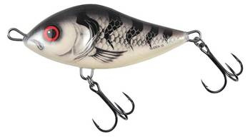 Wobler Salmo slider 7cm 21g - tonący White Striper WS 7S