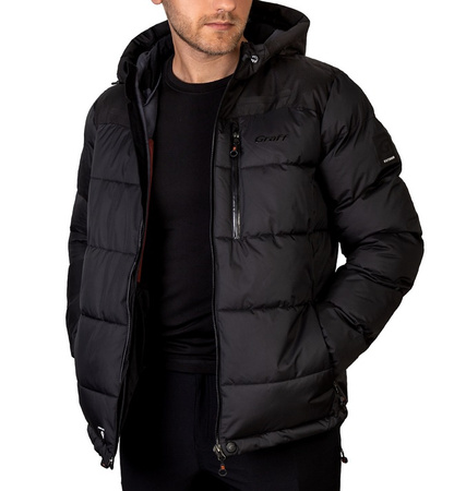 Kurtka pikowana GRAFF Primaloft 645-O w kolorze czarnym