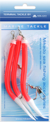 Zestaw morski MIKADO Gummi Makk Rig Nr3x6/0 czerwony