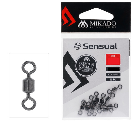 Krętlik rolkowy MIKADO nr 6 10szt
