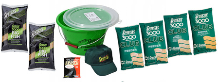 Zestaw zanęta zawodnicza SENSAS Feeder wiadro 6kg