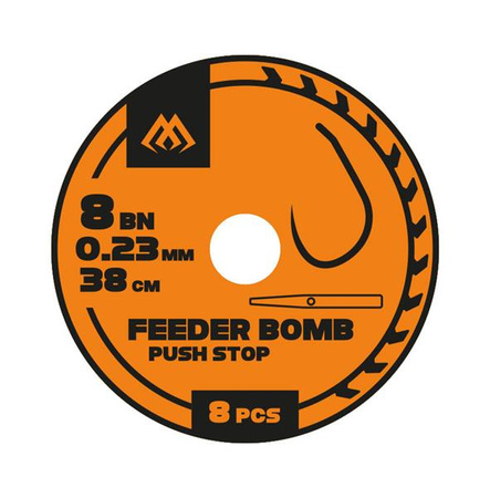 Przypon MIKADO Feeder Bomb Push Stop 8 0,23 38cm