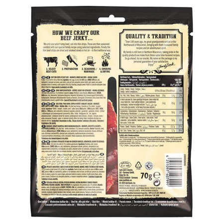 Beef jerky Jack Links suszona wołowina Original 70g