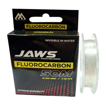 Żyłka MIKADO Fluorocarbon JAWS 0,30 7,51kg 50m