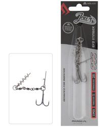 Dozbrojka z krętlikiem MIKADO Jaws EVO Stinger 25kg nr1 7cm 2szt 