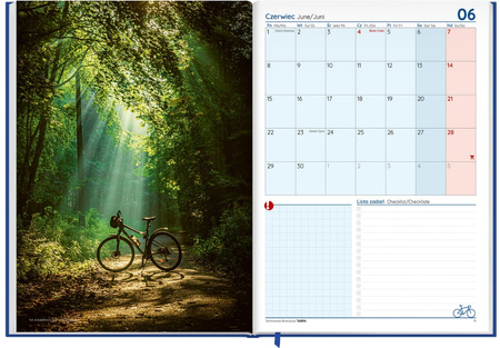 Terminarz rowerowy KALENDARZ książkowy 2026