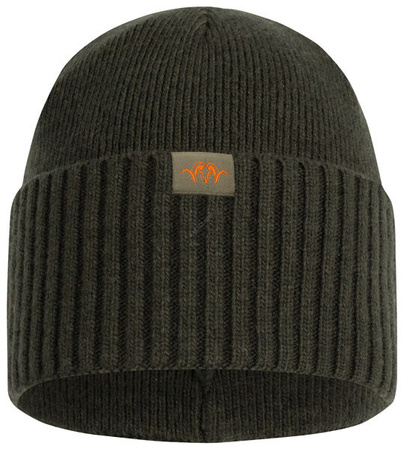 Czapka BLASER Rib Beanie Bob ciemna oliwka