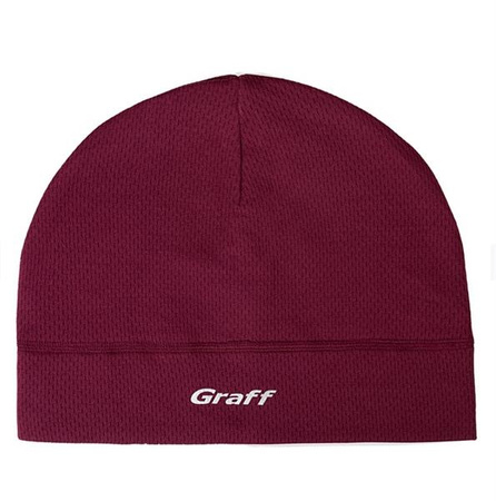 Czapka termoaktywna GRAFF 103-4-S 54-58 bordo