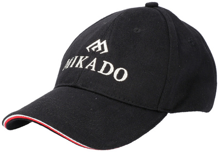 Klasyczna czapka z daszkiem Mikado czarna UB018