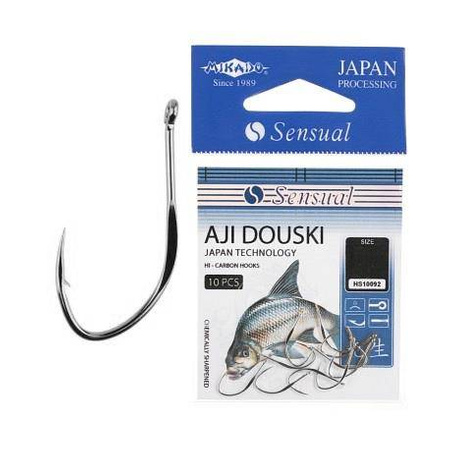 Haczyki MIKADO Sensual AJI DOUSKI czarne z oczkiem