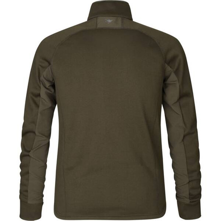 Sweter myśliwski z zamkiem - Seeland Key - Point fleece zielony 2XL