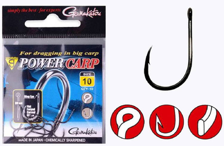 Haczyki GAMAKATSU G Power Carp 10szt