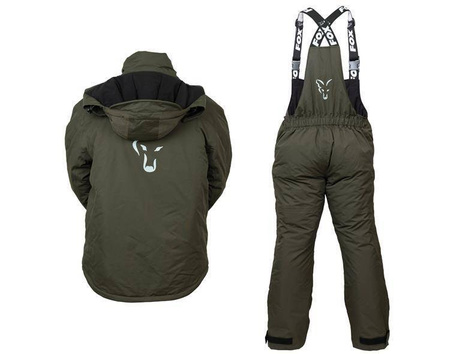 Komplet zimowy dla karpiarza FOX w kolorze Zielono-Srebrnym 2XL