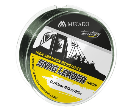 STRZAŁÓWKA Żyłka MIKADO przypon strzałowy SNAG Leader 0,60 80m 60lbs