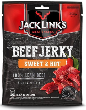 Beef jerky Jack Links suszona wołowina Sweet & Hot 6x25g