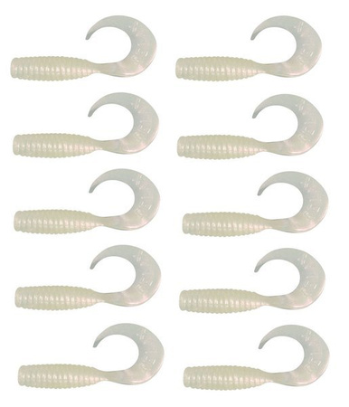 Zestaw twisterów RELAX 4cm 10szt vr1-ts003 clear
