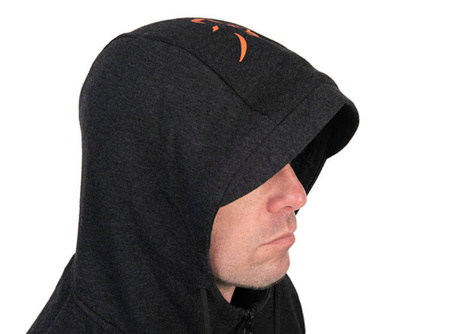 Lekka bluza wędkarska z kapturem FOX z kolekcji Black Orange Hoodie XL