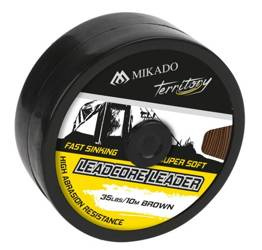 MIKADO Leadcore 35lbs 10m brąz