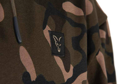 Bluza dla wędkarza FOX z kapturem w kolorze kamuflażu 
