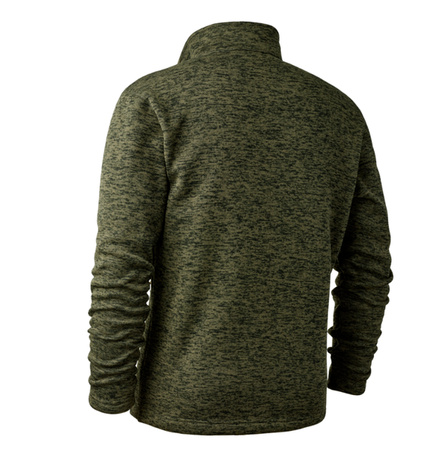Sweter bluza z zamkniem Deerhunter Sarek olive kolor oliwkowy