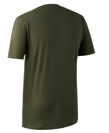 Koszulka 2-pack Deerhunter T-Shirt Green/Brown Leaf – 100% bawełna