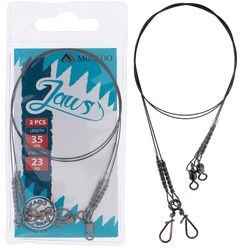 Przypon Tytanowy MIKADO JAWS STRONG 25CM 10kg 2szt