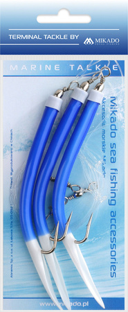 Zestaw morski MIKADO Gummi Makk Rig Nr3x6/0 niebieski
