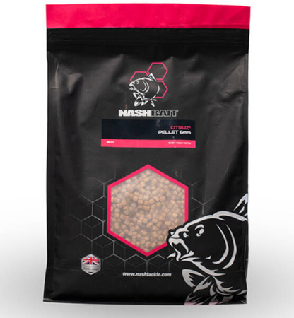 Pellet zanętowy NASH Citruz 6mm 1kg - Pellet karpiowy NASH