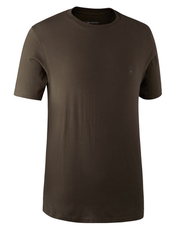 Koszulka 2-pack Deerhunter T-Shirt Green/Brown Leaf – 100% bawełna