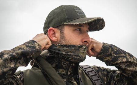 Zestaw Seeland komin / maska + rękawice 40461 Aero Camo Cover - w rozmiarze