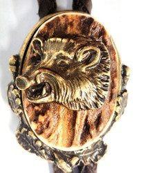 Krawatnik bolo myśliwskie krawatka - motyw Dzik