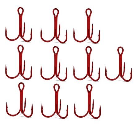 WZMACNIANA Kotwica kuta VMC Vanadium RED 8540  nr 1 10szt