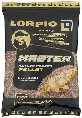 Pellet zanętowy LORPIO Method Master Multicolour 2mm 0,7kg