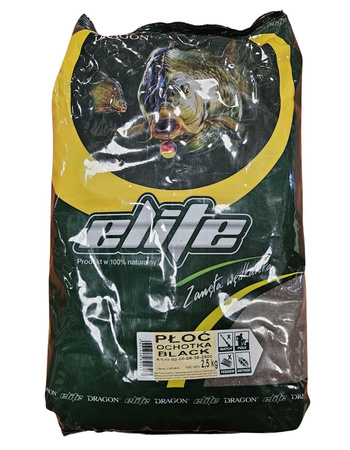 Zanęta DRAGON Elite Płoć Ochotka CZARNA 2,5kg