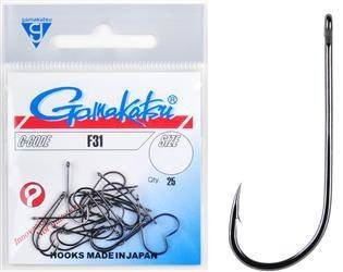 Haczyki GAMAKATSU Hook F31 nr 6 25szt.