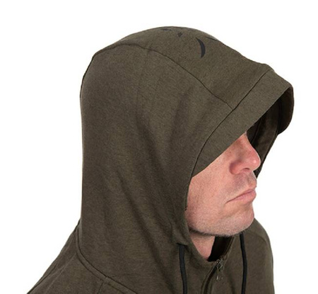 Lekka bluza dla karpiarza FOX Green Black Hoodie w kolorze zielono-czarnym