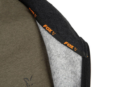 Lekka bluza wędkarska z kapturem FOX z kolekcji Black Orange Hoodie XL