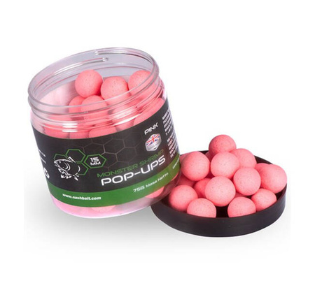 Kulki NASH Monster Shrimp Pop Ups Pink 15mm 75g