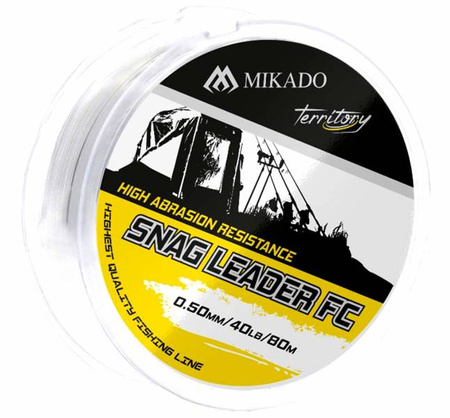 Żyłka Mikado Carp Territory Snag Leader FC strzałówka 80m 0,60