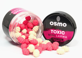 Przynęta Osmo Wafters mini Larwa TOXIC 7mm