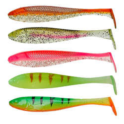 Zestaw przynęt NA SZCZUPAKA SANDACZA Illex Magic Slim Shad 10cm 5szt WODA CIEMNA